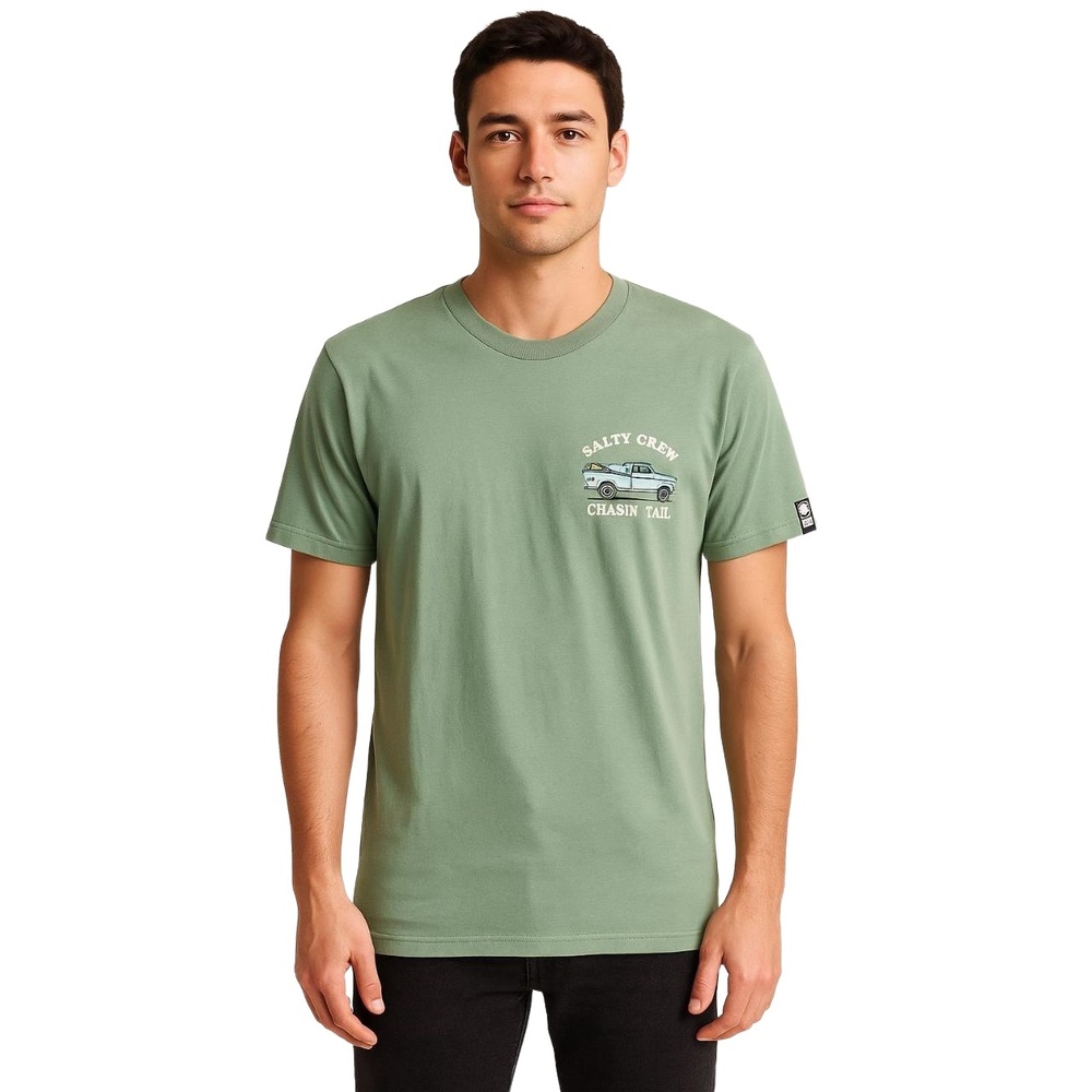 SALTY CREW Mens T-Shirt Sage Chasin’ Tail Graphic Short Sleeve Premium Size S